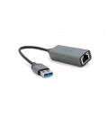 Контроллер USB 3.0 to Ethernet VEGGIEG V-K306 - Сетевой адаптер 100/1000Mbps с проводом, RTL-8152B, Aluminum, Blister-Box