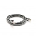 Патч-корд литой VEGGIEG, CCA, UTP, RJ45, Cat.5e, 1.5m, серый