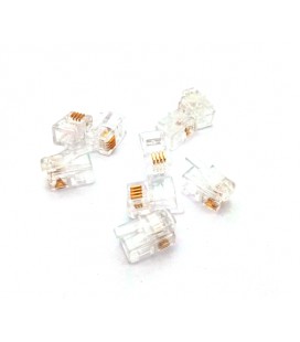 Коннектор RITAR RJ-12 4P4C UTP Cat-3 (100 шт/уп.) Q100