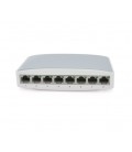 Коммутатор Ethernet ONV-H1008S в пластиковом корпусе, 8*100Мб портов, 5В 1Ач, 140х78х32
