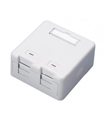 Розетка наружного монтажа под модульный разъём OK-net 2 порт