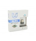Беспроводной сетевой адаптер Wi-Fi-USB ALFA AF-150, 802.11bgn, 150Mbps, 2.4 GHz, WIN7/8/10/11/MAC/LINUX, Blister