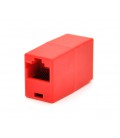 Соединитель RJ45 8P8C мама/мама RJ45 для соединения кабеля, красный, Q100