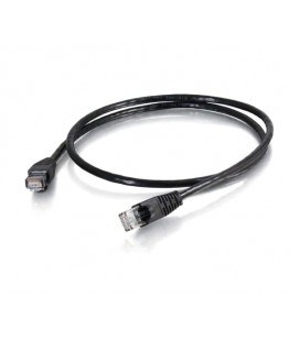 Патч-корд литой RITAR, CCA, UTP, RJ45, Cat.5e, 2m, черный Q500