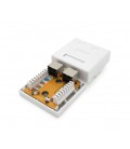 Розетка RITAR FTP 8P8C RJ45 2 порт Cat-5, накладная белая Q500