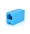 Соединитель RJ45 8P8C мама/мама RJ45 для соединения кабеля, голубой, Q100