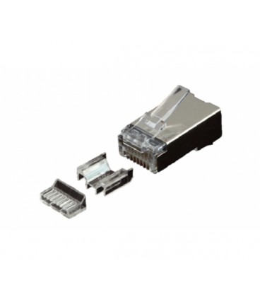 Коннектор OK-net RJ-45 Кат.6А FTP 50U с двумя вставками упаковка 100 шт. цена указана за шт.