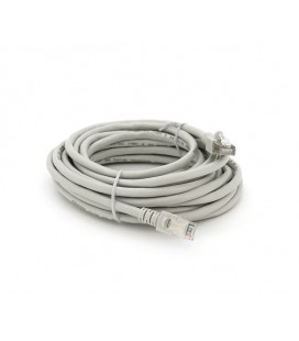 Патч-корд литой RITAR, UTP, RJ45, Cat.5e, 5m, серый, Cu (медь) Q200