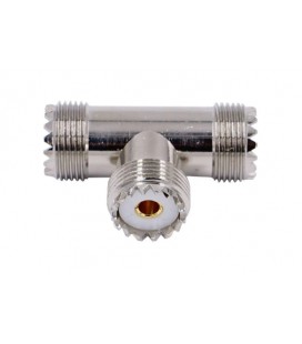 Сплиттер UHF Female 3Х (мама, гнездо), тройник разветвитель, цена за 1 шт