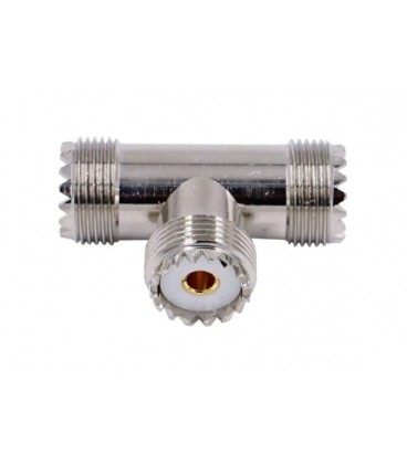 Сплиттер UHF Female 3Х (мама, гнездо), тройник разветвитель, цена за 1 шт