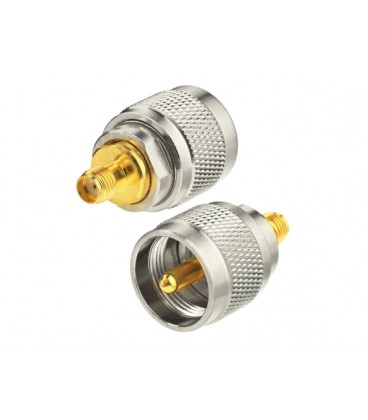 Переходник SMA Female - UHF Male (SMA мама,гнездо-UHF папа,штекер) цена за 1 шт