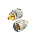 Переходник SMA Female - UHF Male (SMA мама,гнездо-UHF папа,штекер) цена за 1 шт
