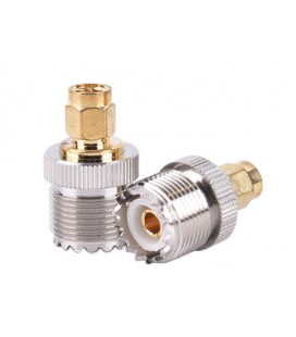 Переходник SMA Male - UHF Female (SMA папа,штекер-UHF мама,гнездо) цена за 1 шт