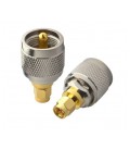 Переходник SMA Male - UHF Male (SMA папа,штекер-UHF папа,штекер) цена за 1 шт