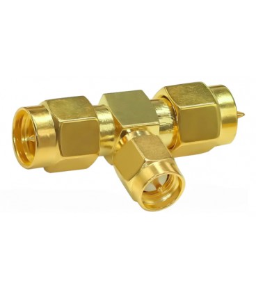 Сплиттер SMA Male 3Х (папа, штекер), тройник разветвитель, цена за 1 шт