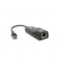 Контроллер USB 3.0 to Ethernet - Сетевой адаптер 10/100/1000Mbps с проводом, Black, Blister Q100
