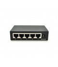 Коммутатор Dinkia DS-1005P 5 портов Ethernet 10/100 Мбит/сек, без БП, BOX