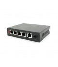 4х портовый PoE Full Gigabit коммутатор ONV-POE33064PFG, 4xPoe1000Мбит + 2х1000 Мбит + 1хSFP 1000Мбіт,до 250м, IEEE802.3af/at, м