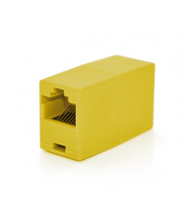 Соединитель RJ45 8P8C мама/мама RJ45 для соединения кабеля, желтый, Q100