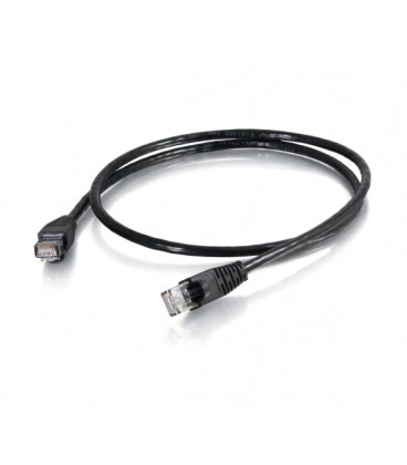 Патч-корд литой RITAR, CCA, UTP, RJ45, Cat.5e, 1m, черный Q750