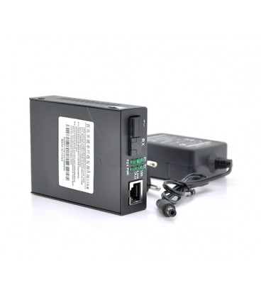 Медиаконвертер YOSO A (RTL8201), 1310 WDM одноволоконный Full/Half duplex , SC 25km (0 +70°C), + блок питания 5V 1A Q50