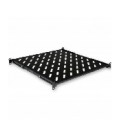 Полиця 19' 4 точки кріпл., 450мм глиб., перфорована, т.м.1.5мм, чорна