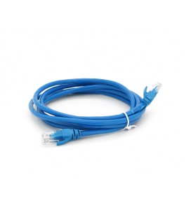 Патч-корд литой RITAR, UTP, RJ45, Cat.6, 2m, синий, Cu (медь)