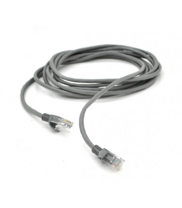 Патч-корд литой RITAR, UTP, RJ45, Cat.5e, 2m, серый, Cu (медь)