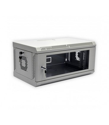 Шафа 4U, 600х350х284 мм (Ш*Г*В), акрилове скло, сіра