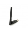 Беспроводной сетевой адаптер с антенной 10см Wi-Fi-USB LV-UW07 , RT7601, 802.11bgn, 300MB, 2.4 GHz, WIN7/XP/Vista/2K/MAC/LINUX, 