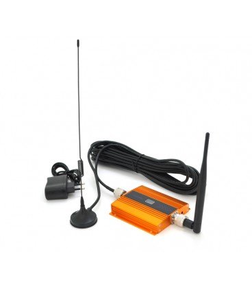 Комплект усилитель GSM102-3G-4G 900МГц . Усилитель однодиапозонный, антенна приёма 10м кабеля, встроенная антенна ретрансляции. 