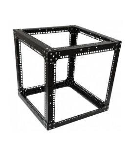Стійка-кронштейн Cube 19' 9U 550х550х550 мм, посилена, чорна