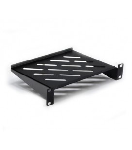 Полиця консольна 10' 1U 160мм, чорна