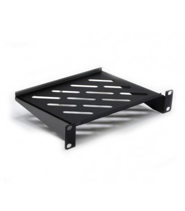 Полиця консольна 10' 1U 160мм, чорна