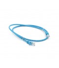 Патч-корд литой RITAR, UTP, RJ45, Cat.6, 1m, синий, Cu (медь)