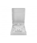 Оптоволоконная соединительная коробка Merlion ML-OP-F220, SC/LC/FC, 1 волокно, материал ABS