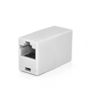 Соединитель RJ45 8P8C мама/мама RJ45 для соединения кабеля, белый, Q100