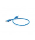 Патч-корд литой RITAR, UTP, RJ45, Cat.6, 0.5m, синий, Cu (медь)