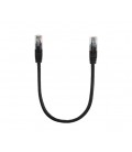 Патч-корд литой RITAR, UTP, RJ45, Cat.6, 0.5m, черный, Cu (медь)