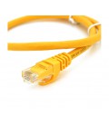 Патч-корд литой RITAR, UTP, RJ45, Cat.6, 0.5m, желтый, Cu (медь)