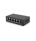 POE коммутатор Merlion 4 POE 10/100+1 RJ45 10/100 внешний блок питания 52V 0,92A