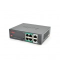 4х портовый PoE коммутатор с автоперезапуском ONV-H1064PSD , 4хРоЕ 100 Мбит + 2хUplink 100 Мбит до 250м, IEEE802.3af/at , общая 