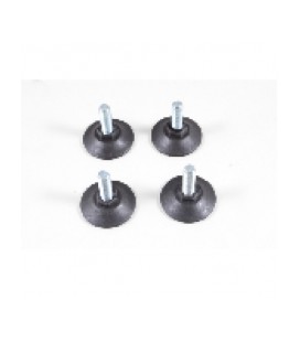 Ніжка до шаф і стійок, 45 мм довжина, чорна