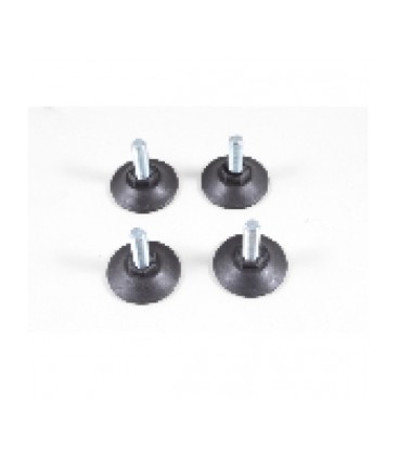 Ніжка до шаф і стійок, 45 мм довжина, чорна