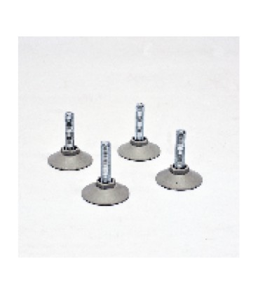 Ніжка до шаф і стійок, 45 мм довжина, сіра