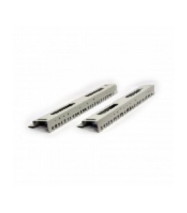 Рек 9U (пара) до шаф MGSWA (з маркуванням, гвинтом заземлення), сірий