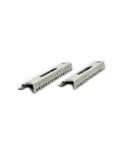 Рек 6U (пара) до шаф MGSWA (з маркуванням, гвинтом заземлення), сірий