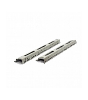 Рек 12U (пара) до шаф MGSWA (з маркуванням, гвинтом заземлення), сірий