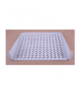 Полиця консольна 19' 2U 450мм, сіра