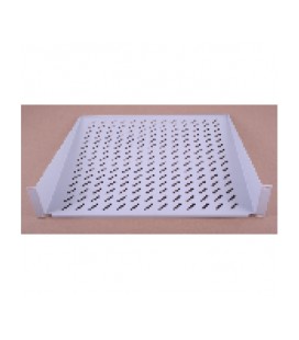 Полиця консольна 19' 2U 400мм, сіра